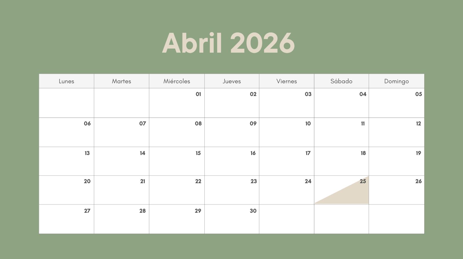 Abril 2025