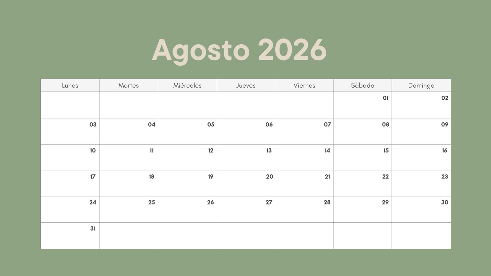 Agosto 2025