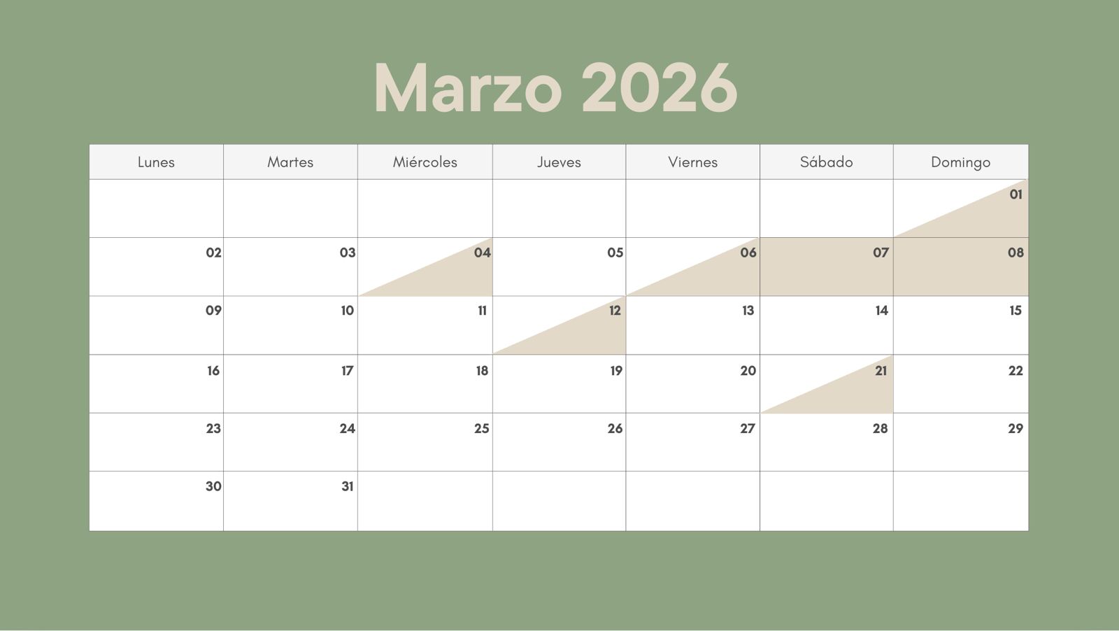 Marzo 2025