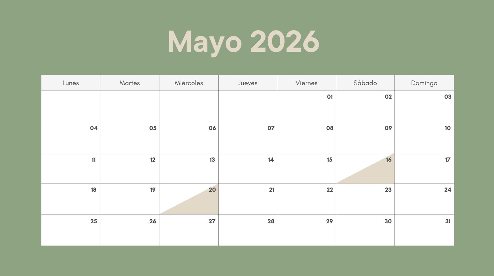 Mayo 2025