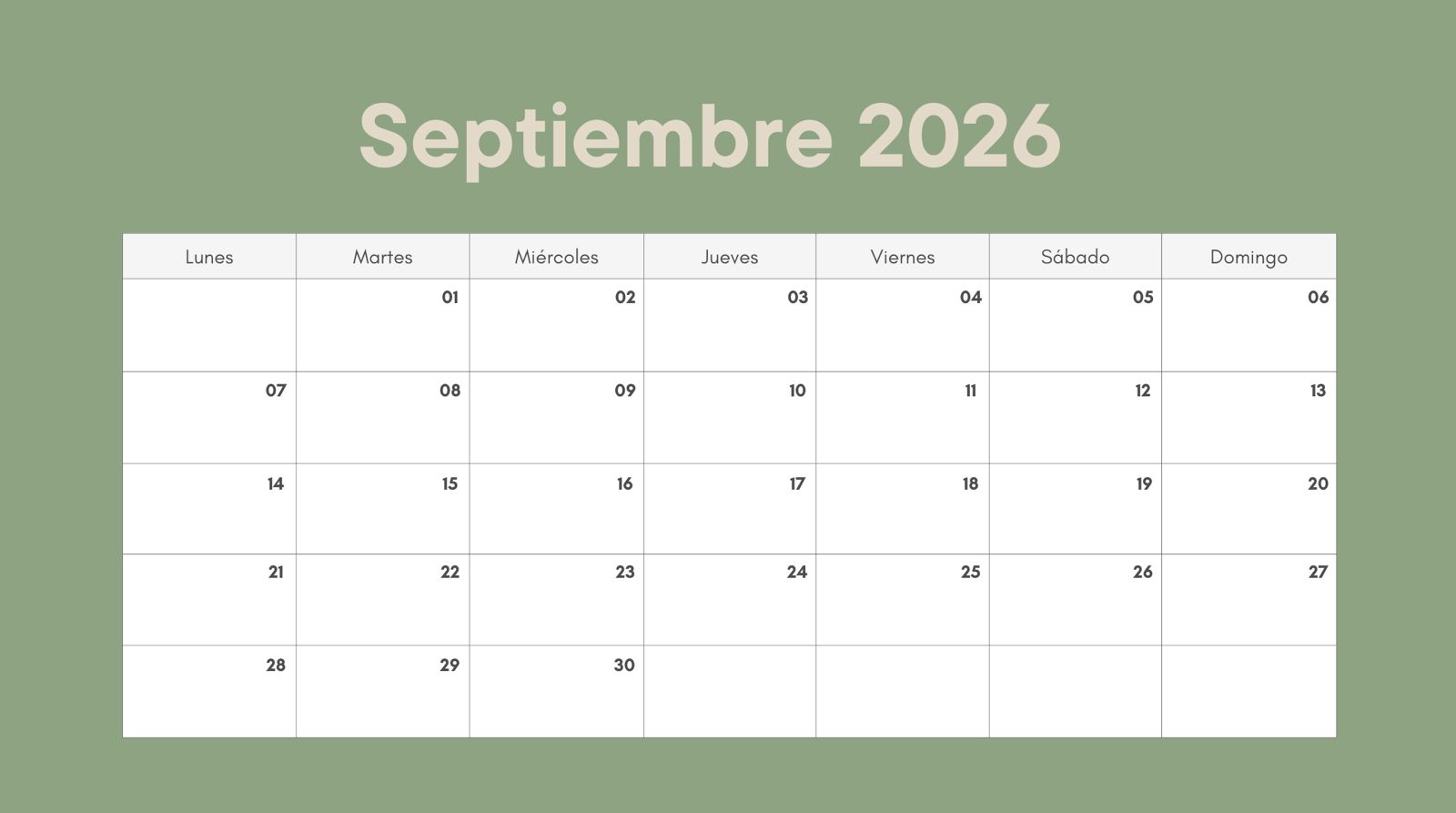 Septiembre 2025